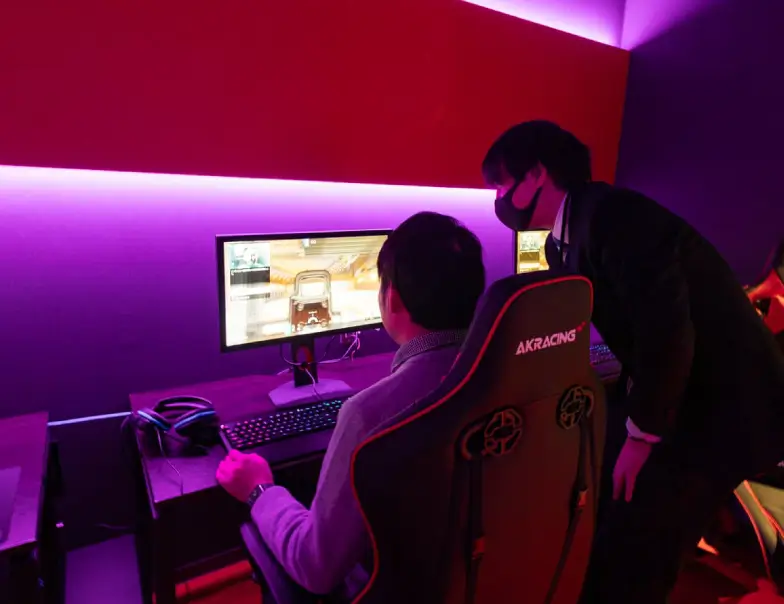 eスポーツの指導の様子